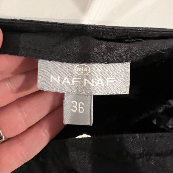 Naf Naf Black Slip Dress Sequin - Picture 6 of 8